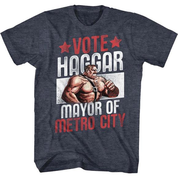 Tops - Vote Haggar Final Fight Tshirt